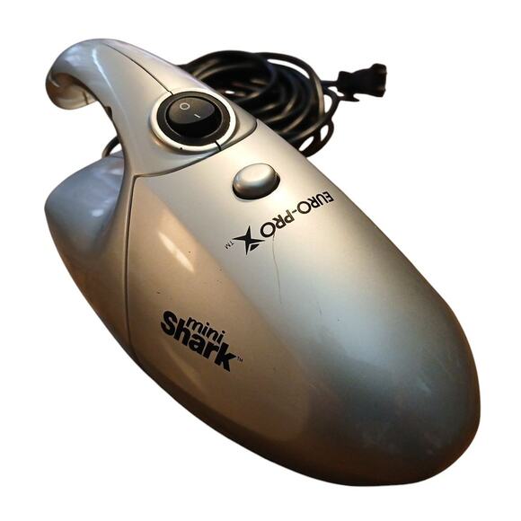 Mini Shark Euro-Pro X Hand Vac Vacuum & Hose 120V Silver Model EP031KC READ - Picture 1 of 12